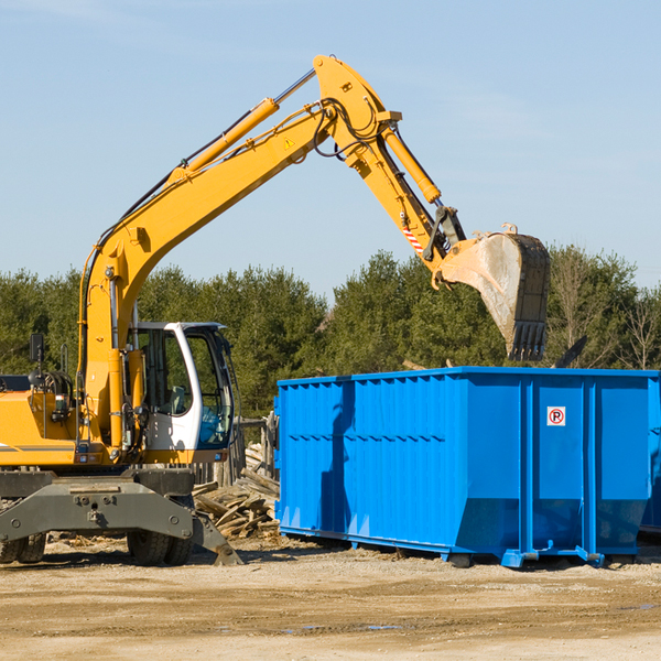 are there any restrictions on where a residential dumpster can be placed in Platte City